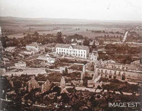 Clermont-en-Argonne (Meuse) en ruines